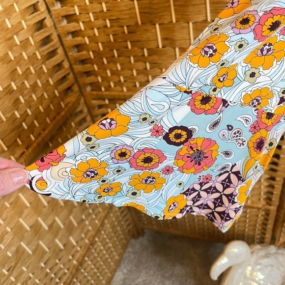 New Multicolor Boho Floral Pattern Babydoll Dress Size 3X - Picture 12 of 12